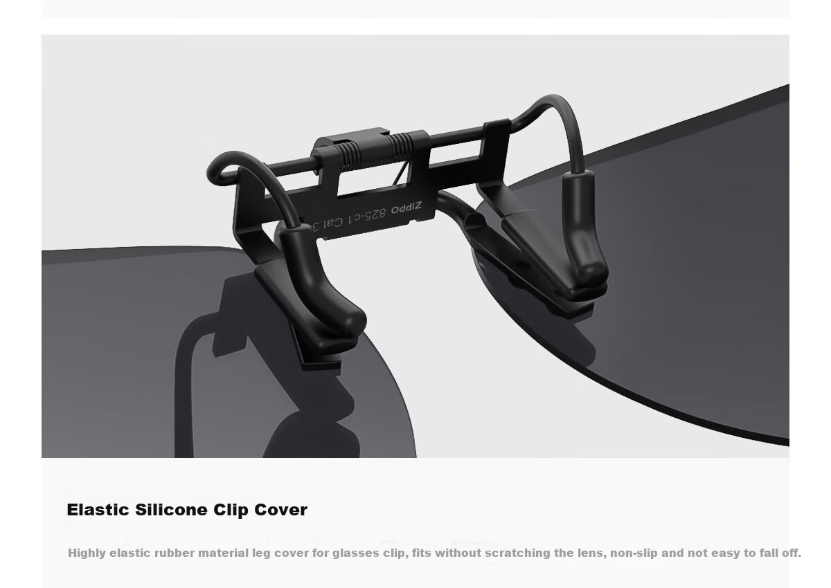 ZIPPO American Myopia Sunglasses for Driving, Polarized Clip-On Sunglasses, Outdoor Portable Ultra-Light for Men And Women, 825C1 11