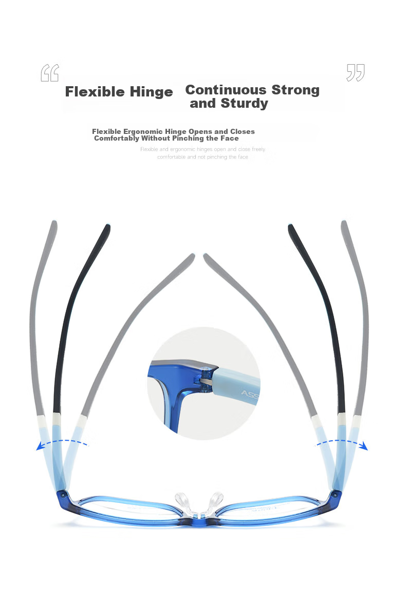 SEIKO Back-To Season ASSET Series Eyeglass Frames, Selected Youth Student Myopia Glasses Frame AK0090 BL 53mm 7
