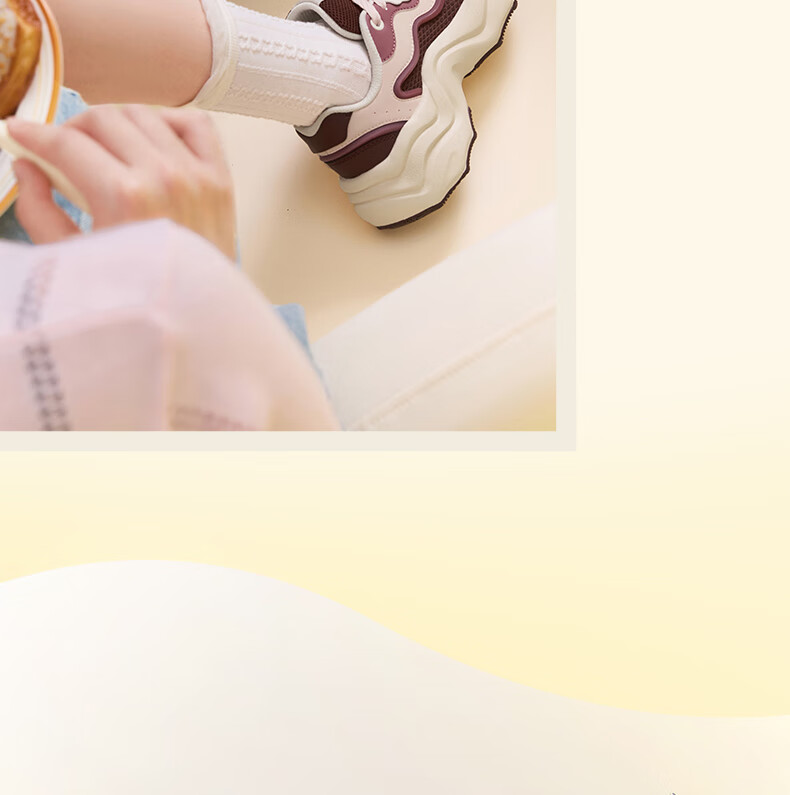 361° Women's Sports Shoes, Dumpling Shoes, Autumn Mesh Breathable Retro Thick-Soled Heightening Casual Dad Shoes, 682536773-1 19