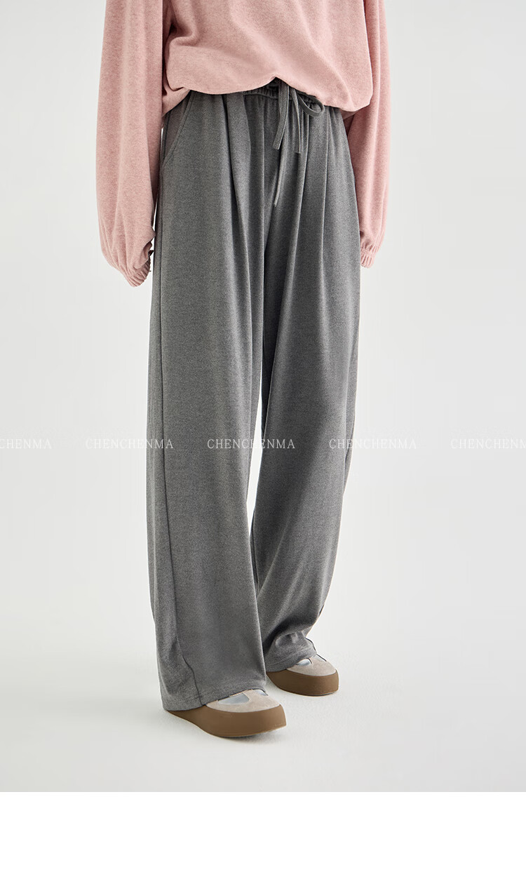 Chenchenma [Super Comfortable] Girls' Spring And Autumn Casual Straight-Leg Pants, Parent-Child Outfit, Children's Loose Floor-Length Trousers 21