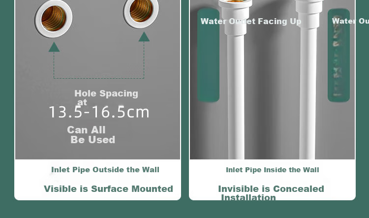 MEJUE Shower Faucet, Bathroom Hot And Cold Mixing Valve, Brass Thickened Concealed Installation, Shower Switch, Mixing Valve Z-013182 16