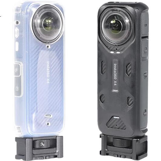 Быстросъемный кронштейн Qiye для панорамной экшн-камеры Insta360 X4, с интерфейсом GoPro, штатив