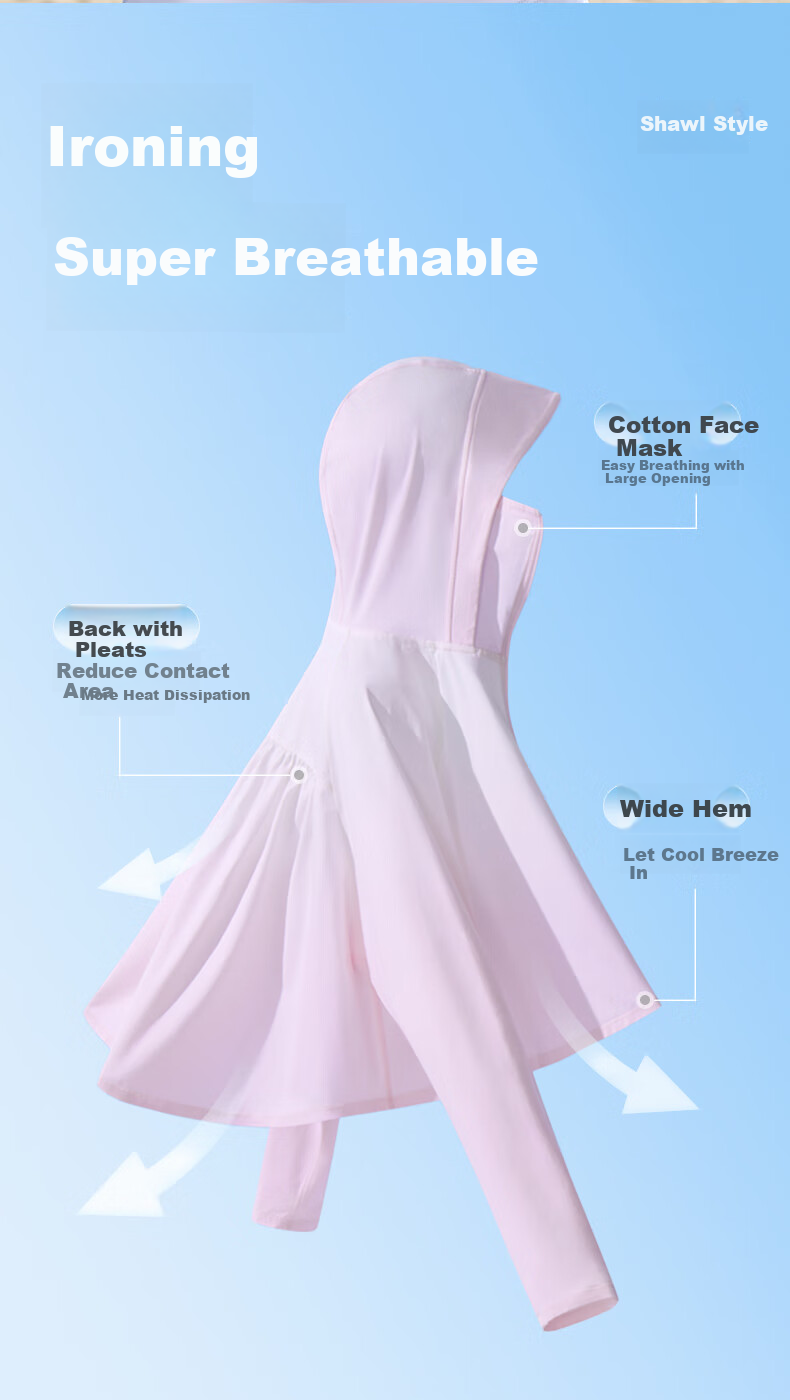 PurCotton Sun Protection Jacket [Knitted Breathable Cool-Feeling] Men's And Women's Sun Protection Clothing Couple Outerwear 12