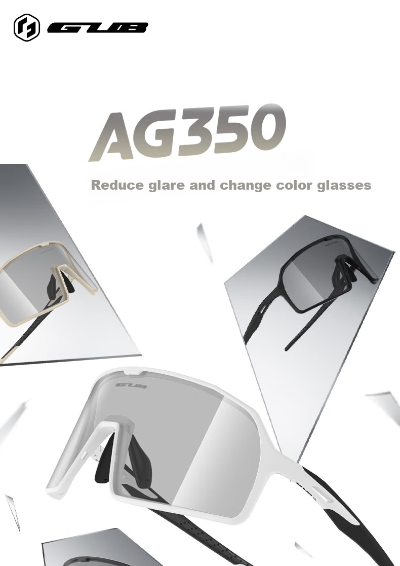 GUB Cycling Glasses, Anti-Glare, Photochromic, Day And Night Use, for Men And Women, Eye Protection, Road Bike, Myopia, Windproof, Sandproof 1