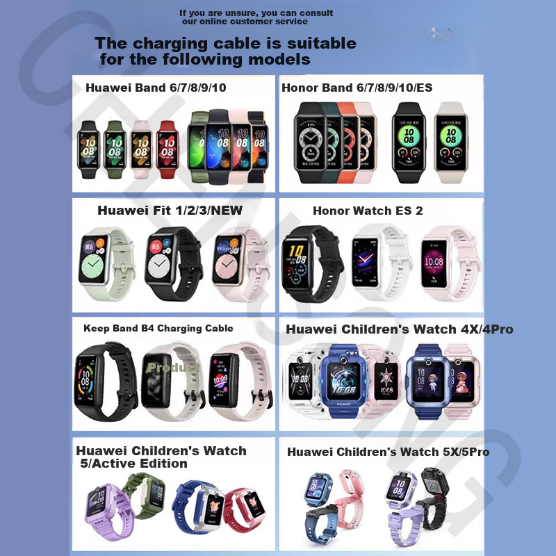 Кабель для зарядки Huawei Band CHENSONG, универсальный, белый