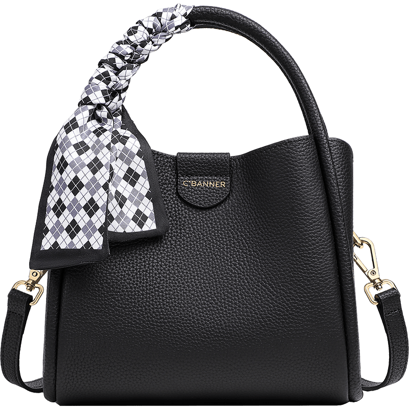 C.BANNER Women's Handbag, Top-Grain Leather Tote Bag, Shoulder Crossbody Basket, Practical Birthday And Mother's Day Gift for Mom