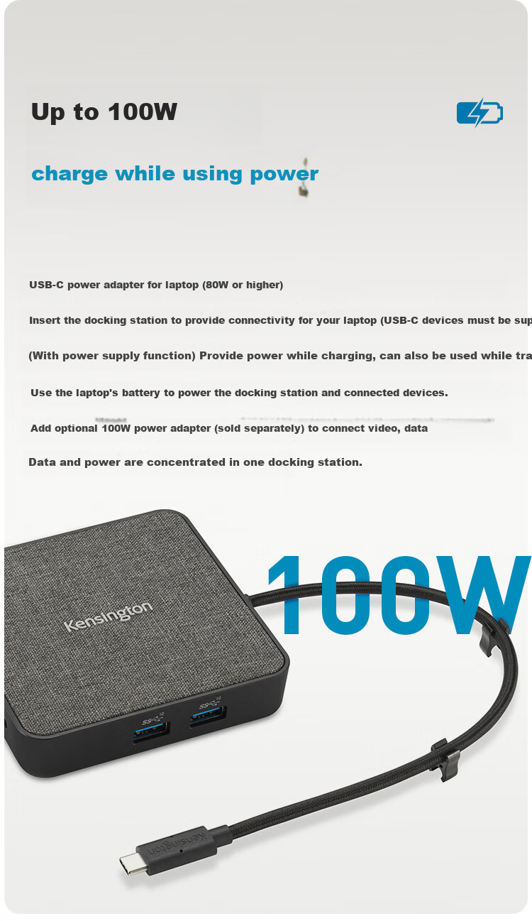 Kensington MD120U4 Docking Station, Compatible with Apple Laptops, 6-In USB4 2.5G Ethernet Port, Portable Expansion Hub Adapter, K32850 MacMini 5
