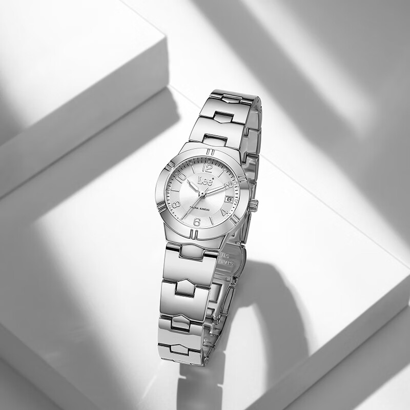 Lee Ladies' Watch Student Calendar Light Luxury Niche High-End Simple Birthday Gift 2026 New F535 Silver