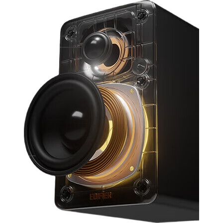 Активная акустическая система Edifier N300, 2.0, Bluetooth 5.3, 66 Вт, деревянный корпус, цвет ореха