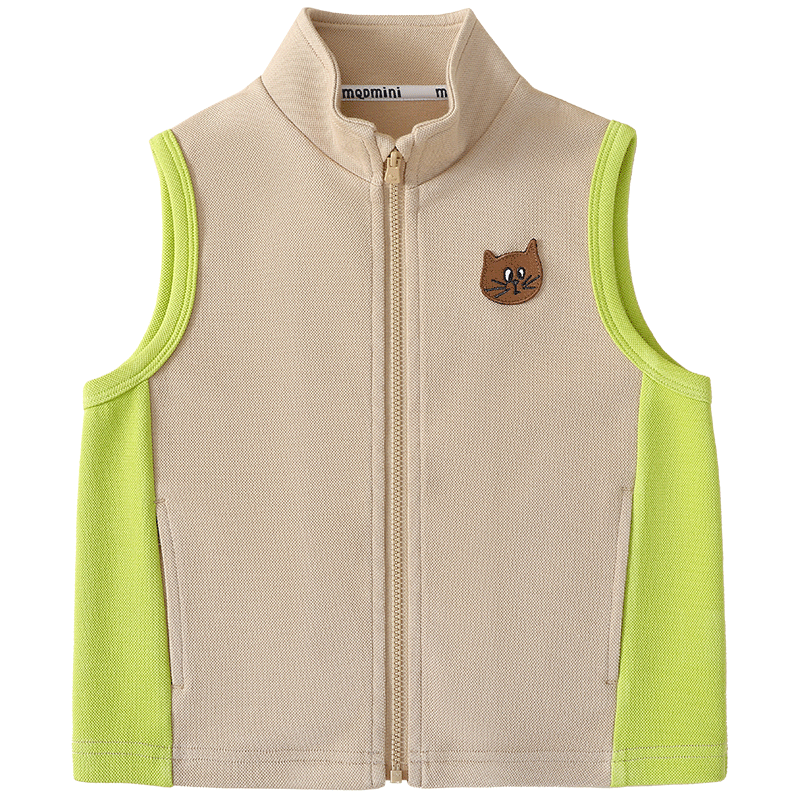MQDMINI Kids Vest Children's Boys and Girls Hoodie Vest Infant Cardigan Inner Wear Outerwear Versatile Top Duoduo Cangcang