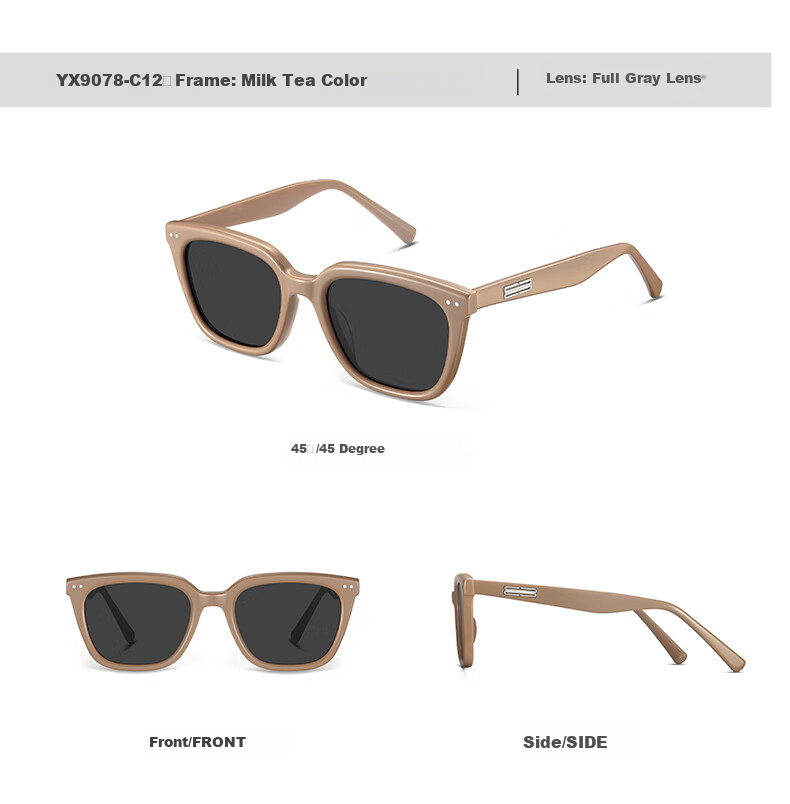 LOHO Sunglasses for Women, 2026 New Style GM Glasses for Men, Sunglasses with UV Protection, High-End Look, Makes Face Appear Smaller When Driving 8