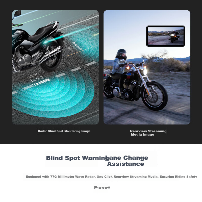 Tupozhe M2 Max-200 Motorcycle Dash Cam, Smart Car System with Carplay Navigation, Tire Pressure Monitoring And Warning, Mobile Phone Wireless Screen Mirroring