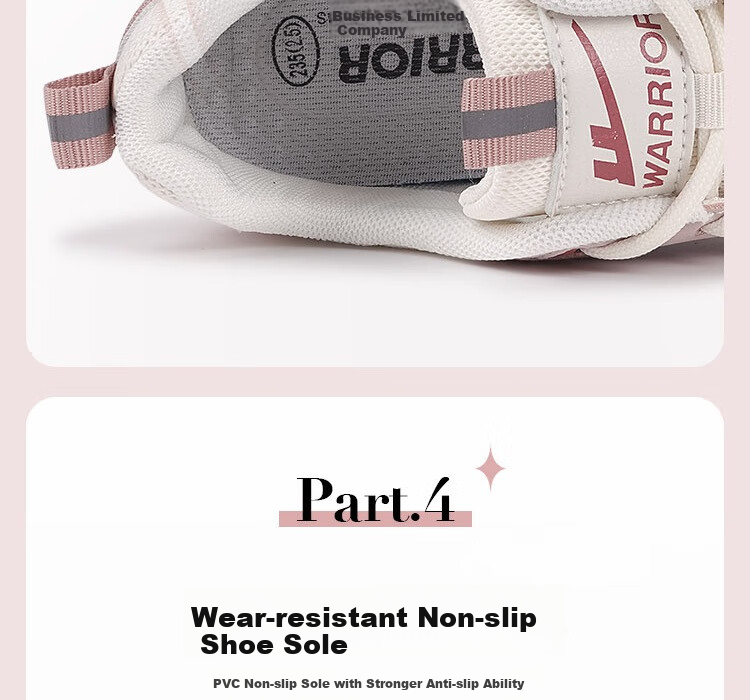 Huili Official Women's Sneakers, New Trendy Shoes for Spring 2026, Pink, Size 35 12