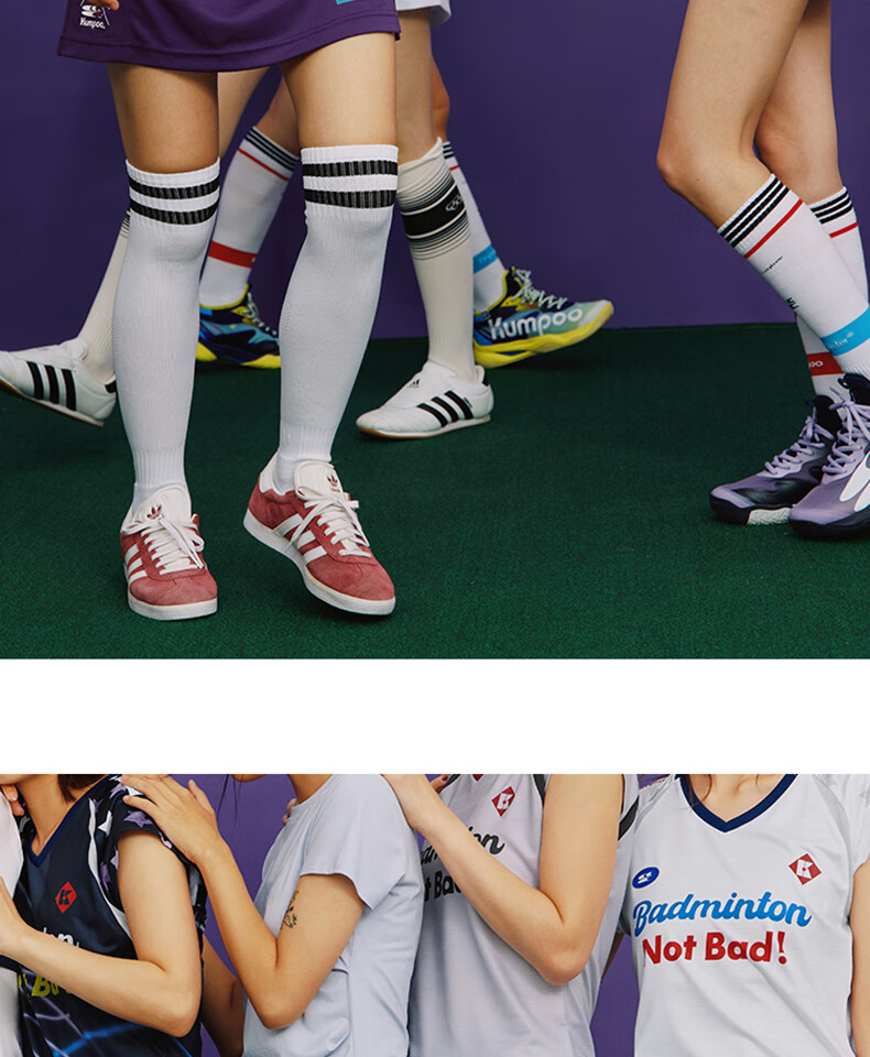 KUMPOO x Crying Center Collaboration Badminton Skirt Multi-color Casual Skirt ACQ251604 University Red XL 5