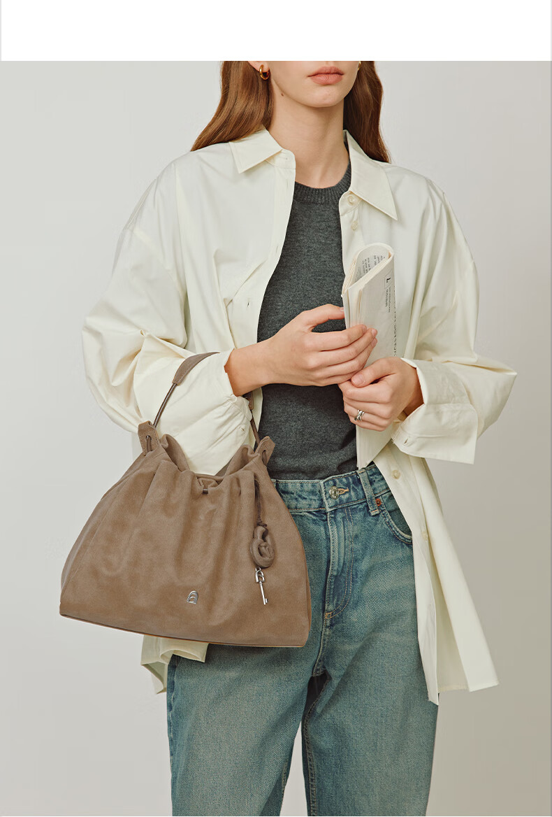 La Festin Top-Grain Leather Lucky Bag, 2026 New Commuter Women's Handbag, Tote Crossbody Hobo Bag, Birthday Gift for Wome 11