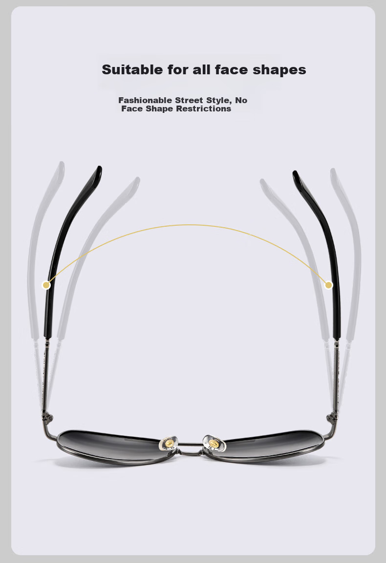 FENCHI Flying Sunglasses for Men, Driving-Specific Glasses, 2025 New Model, Anti-Glare, UV Protection, Polarized Driving Sunglasses 7