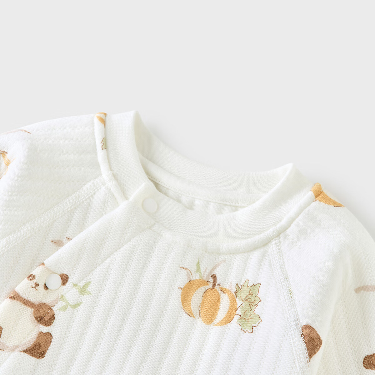 TONGTAI Baby Romper, Autumn And Winter Pure Cotton Warm Infant Clothes, Newborn Onesie Bodysuit Pajamas, Orange, 73cm
