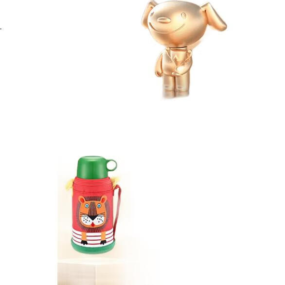 Детская термокружка TIGER Panda Jingdong Limited Edition, с двойной крышкой, 600 мл