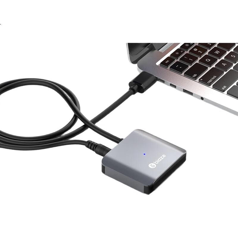 Кабель-адаптер BIAZE USB 3.0 на SATA с блоком питания 12V/2A, для подключения HDD/SSD 2.5/3.5 дюйма