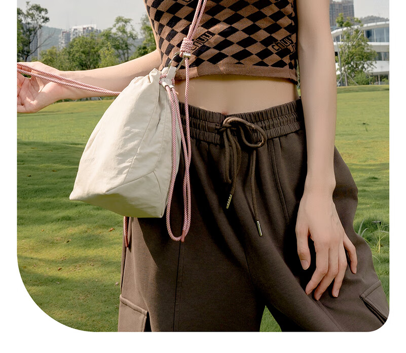 Llano S8 Cloud Sensor Camera Bag Multifunction Drawstring Shoulder Chest Bag Photography Crossbody Casual Travel Universal for Fuji Sony Canon Ricoh Instax Mirrorless Accessories 5