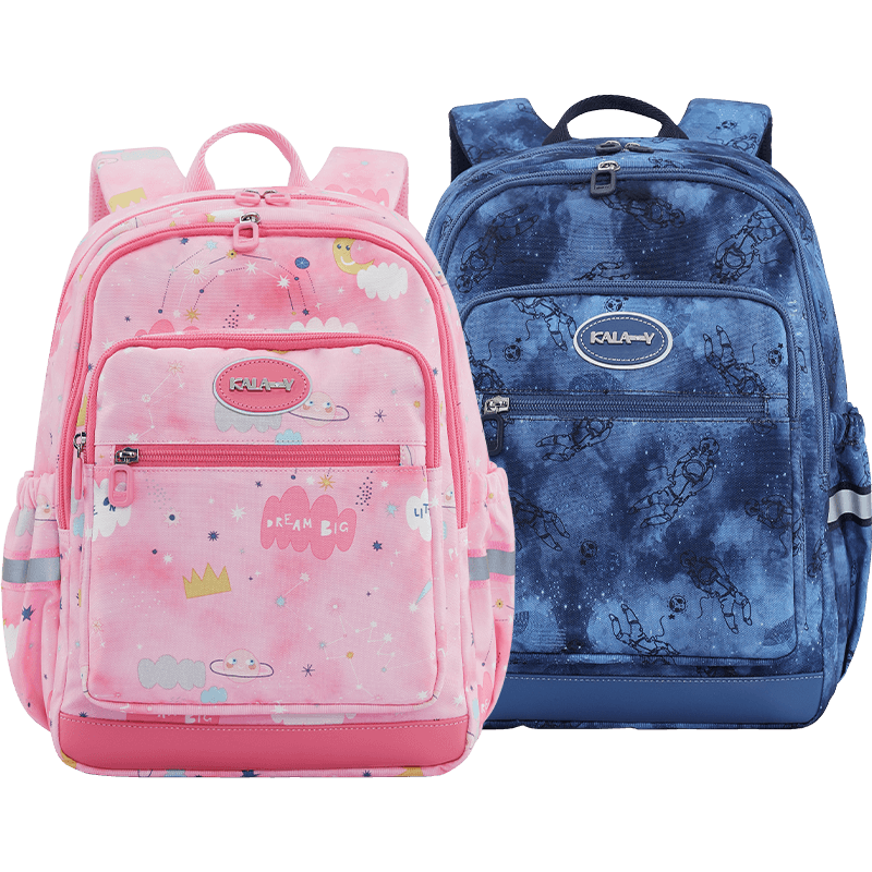 KALA路Y Backpack for Primary School Students, Ultra-Light Outdoor Travel Bag for Grades 1-4 Large Capacity Casual Backpack for Boys And Girls with Reduced Weight