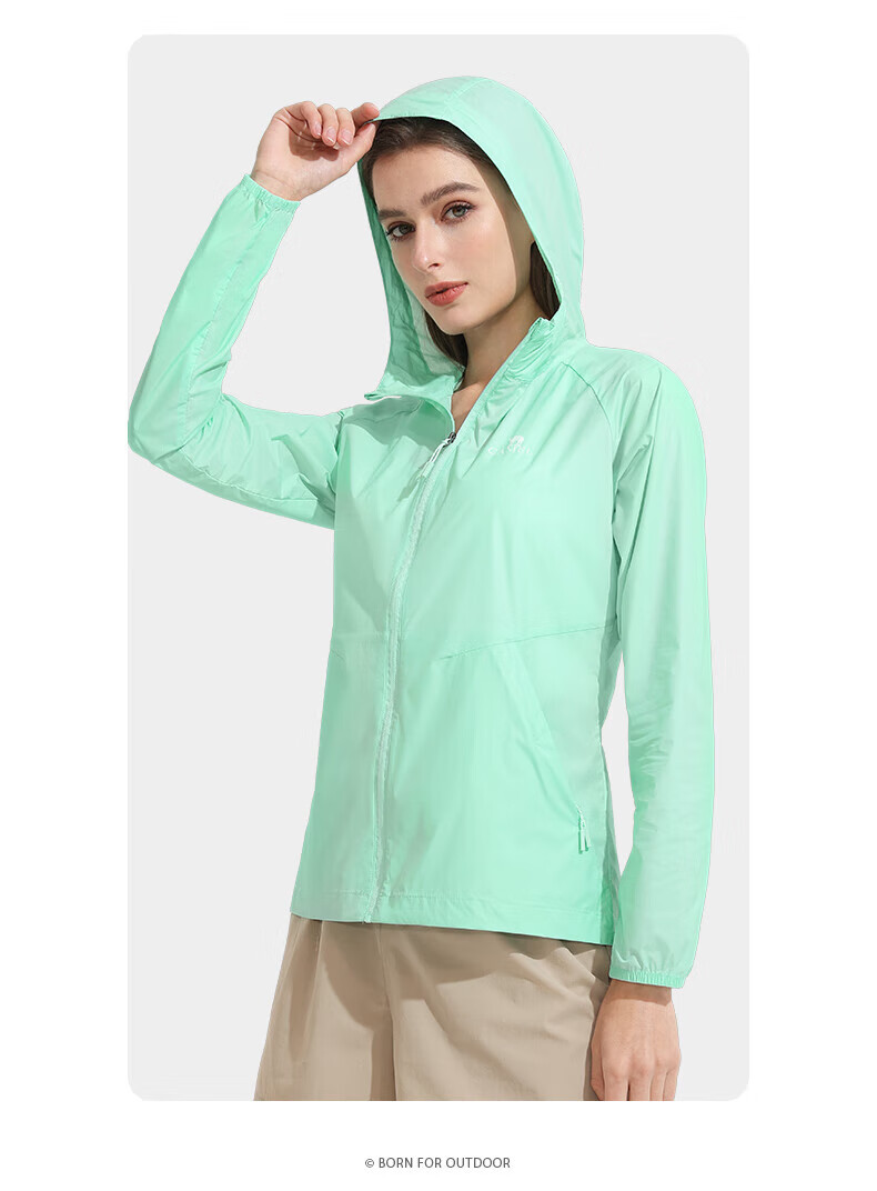 CAMEL Outdoor Sun Protection Jacket Lightweight Breathable UV Protection Sports Skin Jacket Sunscreen Coat A012251005A M 13