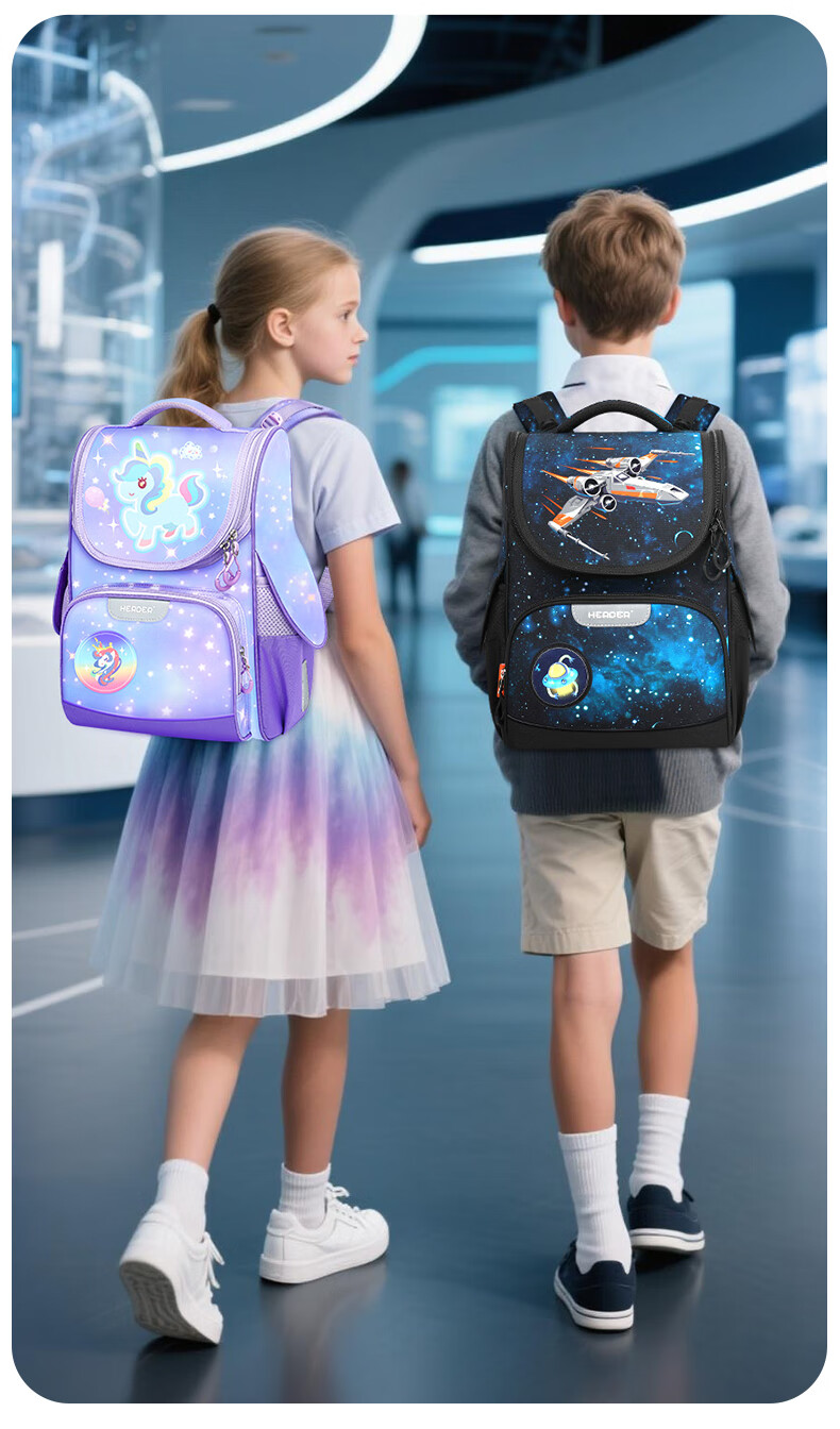 Herder Kids School Backpack 2025 New Model Grade 1-3 Cloud Sensing Spine Protection Ultra-Lightweight Unisex Shoulder Bag 10