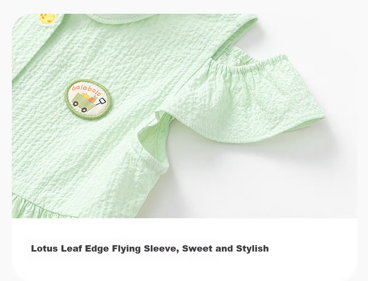 Balabala Girls Dress Baby Princess Dress 2025 Summer Sweet and Fresh [Mall Same Style] 200225111009 4