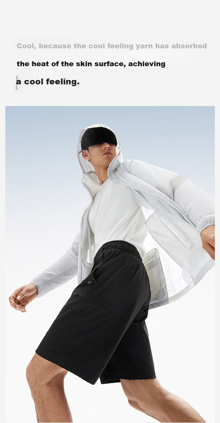 Bananain [Wang Yibo's Choice] Liangpi 505 Cool Pro Shorts for Men, Summer Sports Quick-Dry Cargo Breathable Five-Point Pants 8