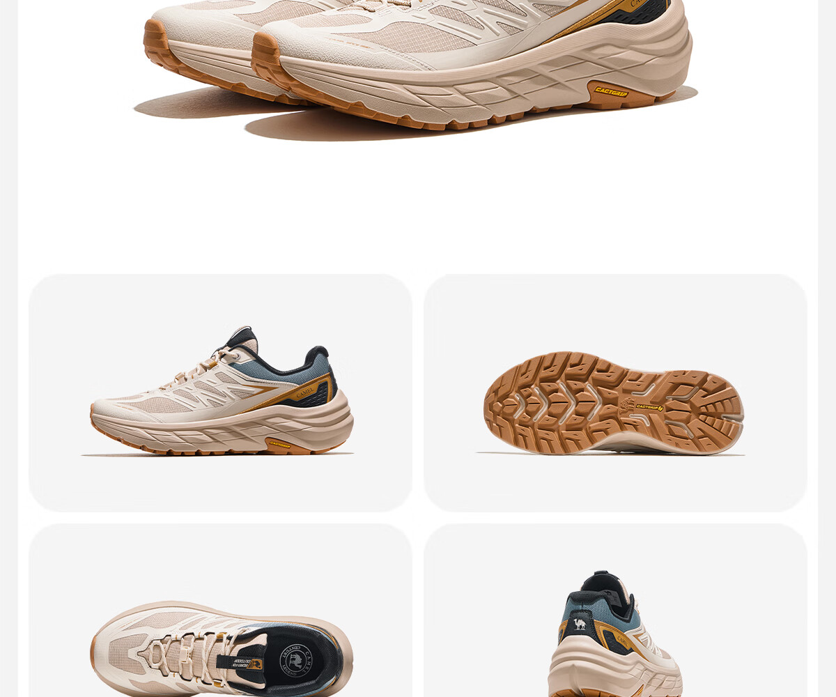 CAMEL Lianshan Outdoor Hiking Shoes 2025 Autumn New Unisex Non-slip Shock Absorption Trail Shoes 14