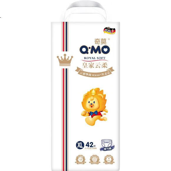 Подгузники-трусики Q-MO Royal Cloud Soft XL, 42 шт., 12-17 кг