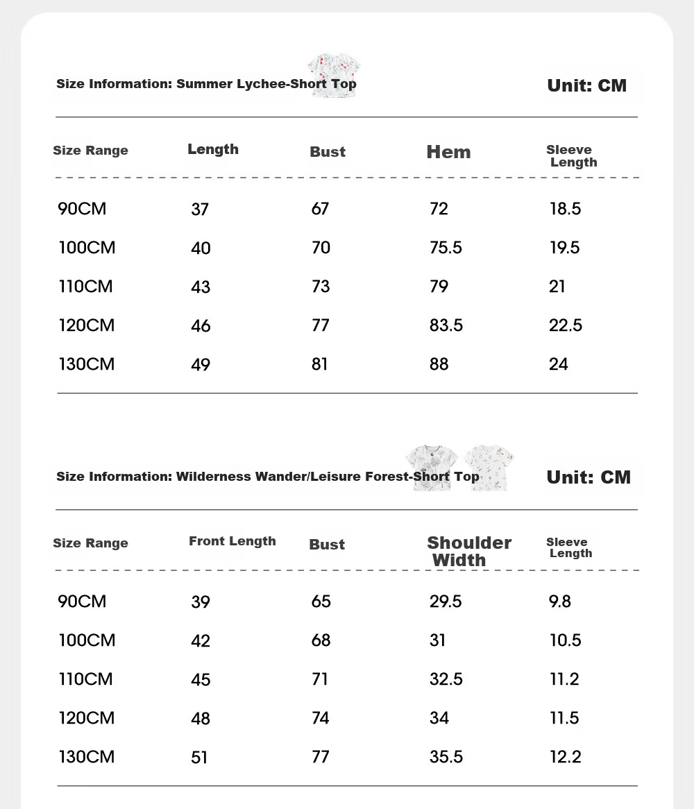 YEEHOO Children's Home Wear Set, Gauze Thin Summer Pajamas for Boys And Girls, Air Conditioning Clothing, New Style 16