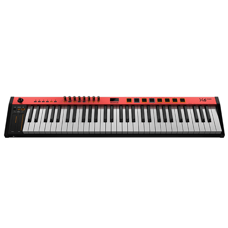 MIDIPLUS Professional X8PROII Second Generation, 88-Key Semi-Weighted Drum Pad Controller with Sequencer And Sound Source