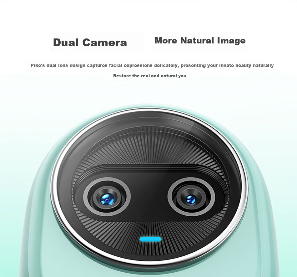 EMEET Piko Ultra HD 4K Dual-Lens AI Computer Webcam with Auto Focus, Brightness Compensation, Beauty Filter for Live Streaming, Video Conferencing, Online Classes, Desktop Decoration, Holiday Gift, Black 6