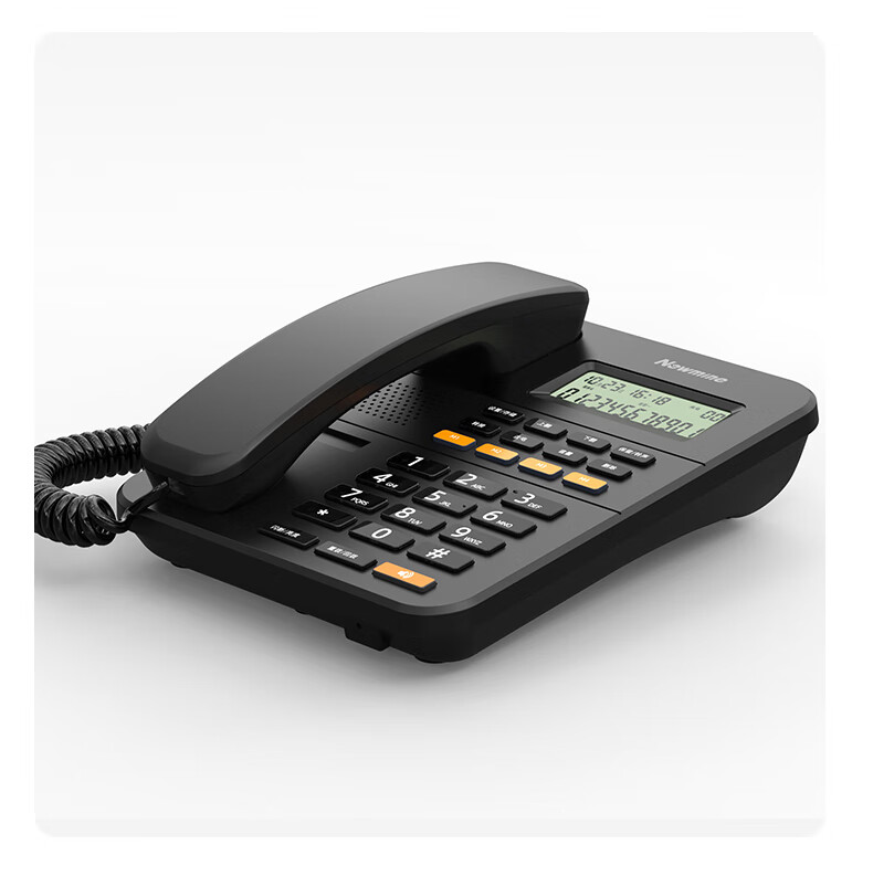 Newman Wireless SIM Card Landline Phone Fixed Line Telecom Mobile Unicom Broadcasting 4G 5G Full Network Standby HD Hands-Free Blacklist HA0008(17) Black 2