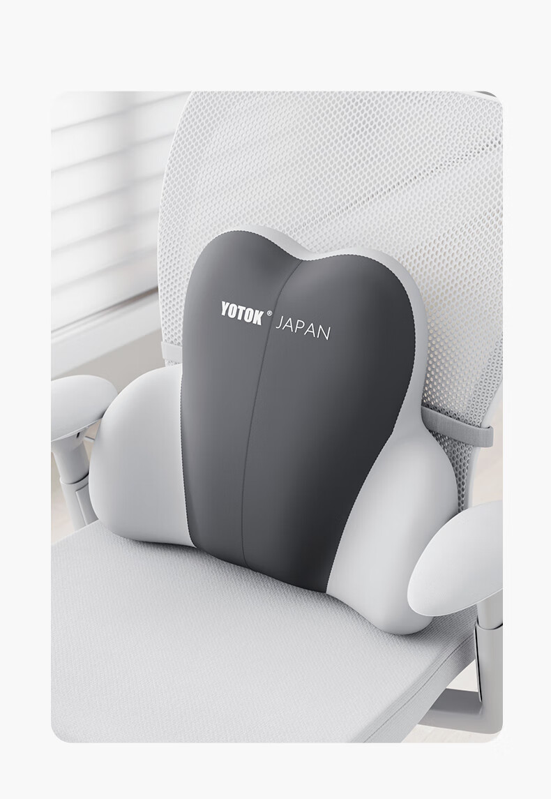 Youtengyouju YOTOK (Japan) Genuine Lumbar Support Cushion for Office, Back Brace for Long Sitting at Work, Waist Support Pillow 6
