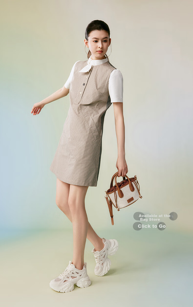 Basto 【Slim Waist】25 Mall Mesh Dad Shoes Thick Sole Women's Casual Shoes B8889BM5 White Size 37 10