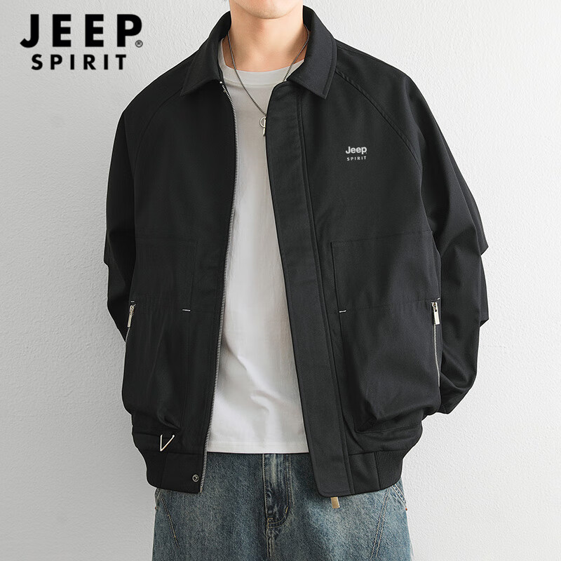 Мужская осенняя куртка JEEP SPIRIT, повседневная, универсальная верхняя одежда