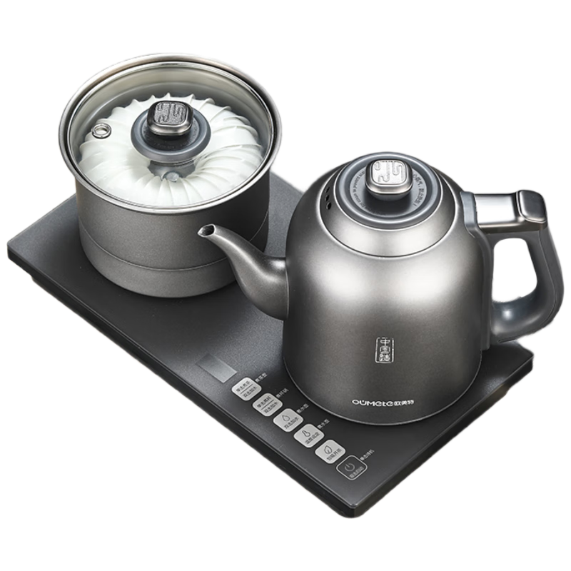OUMETE Fully Automatic Water-Refilling Electric Kettle, Built-In Tea Table, Water-Heating Kettle, Handle Water-Refilling, Tea Brewing And Water Heating All-In Machine, 316L Insulated Tea Steeping Pot OMT-JS1927