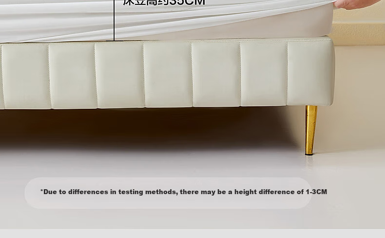 Shuixingjiafang Waterproof Mattress Protector, Anti-Dirt Bed Cover, Class A Fitted Sheet Style Mattress, Double Thin Mattress Pad, 1.5x2 Meters - Gray 15