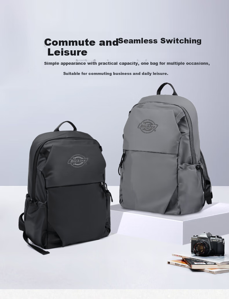 Dickies Backpack, Unisex Shoulder Bag for Commuting, Business Trips And Travel, Simple Design, Fits 15.6-Inch Laptop 3
