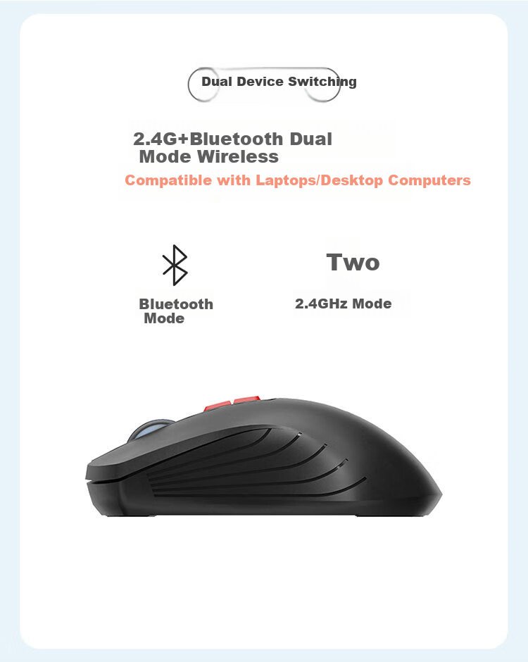 IFLYTEK M211 Starlight Edition Ergonomic Wireless Mouse Bluetooth Mouse Sold by JD Smart Voice Quiet Office Mouse Black 8