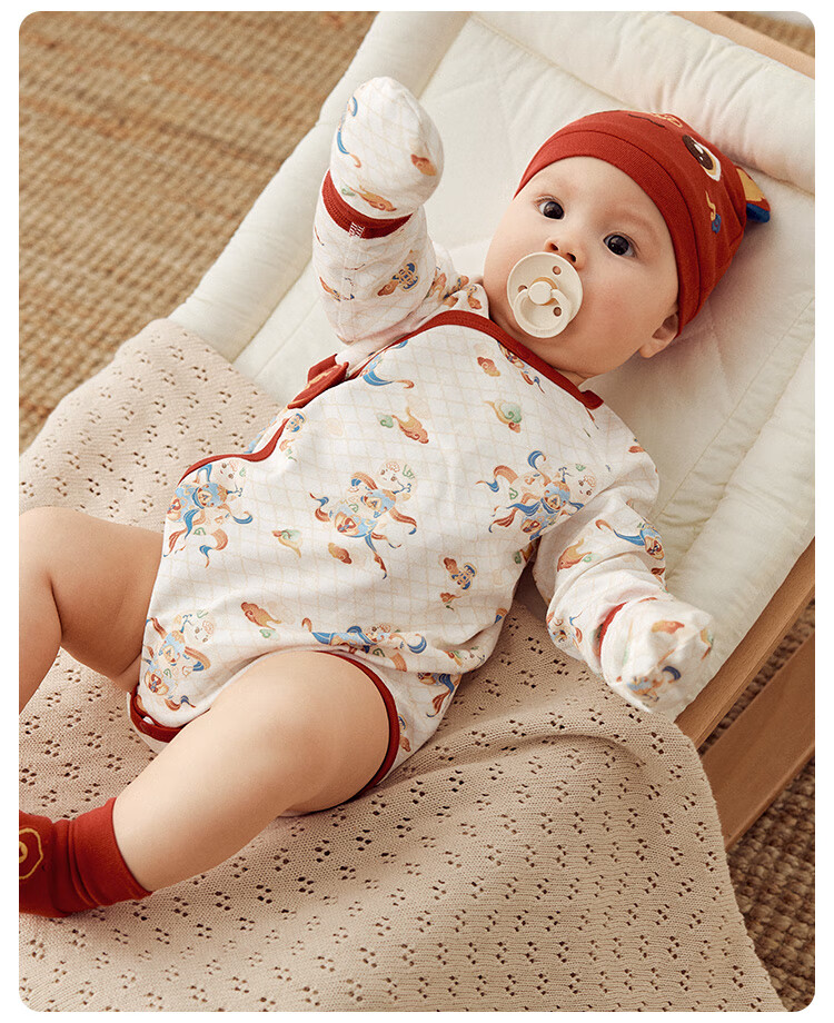 Wismorni Snake Year Newborn Baby Romper Spring Autumn Full Moon Baby Jumpsuit First Birthday Hundred Days Outfit 17