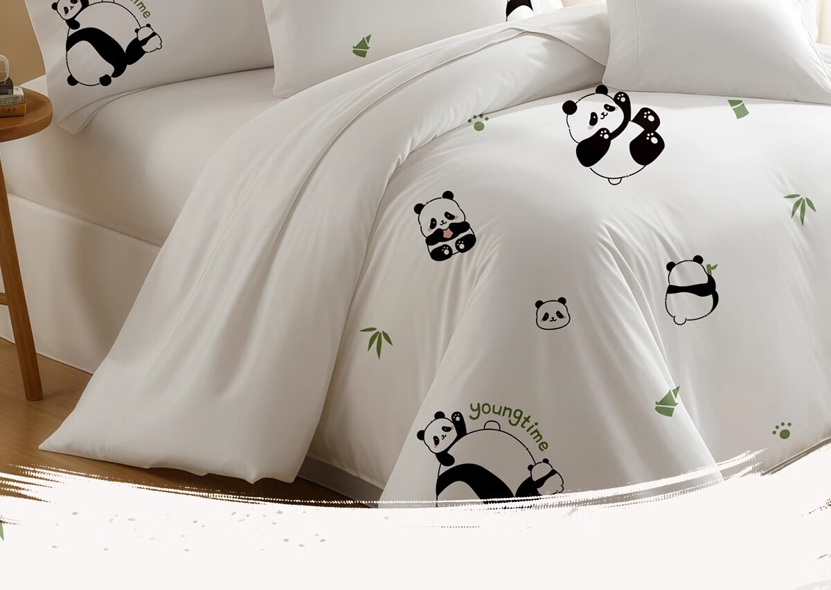 Youshiguang Hotel Disposable Bedding Set Four-Piece Thickened Double Travel Disposable Sheet Pillowcase Quilt Cover Set 10