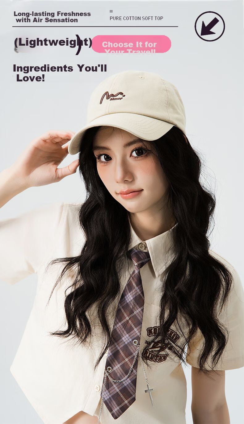 MMOPTOP Baseball Cap for Men And Women, Spring And Summer Lightweight Large Head Circumference Soft Top Visor Hat Sun Protection Wide Brim Hat 1