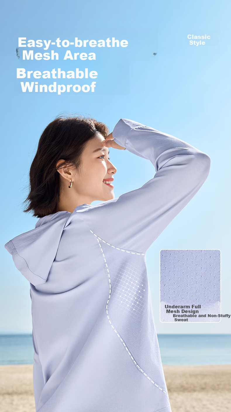 PurCotton Sun Protection Jacket [Knitted Breathable Cool-Feeling] Men's And Women's Sun Protection Clothing Couple Outerwear 11