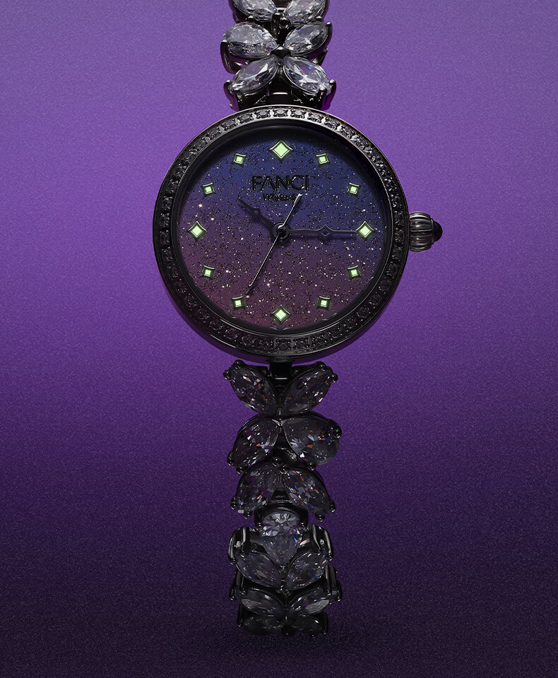 FanciFanci Wisteria Flower Women's Watch Anniversary Fairy Purple Birthday 520 Gift for Girlfriend 13