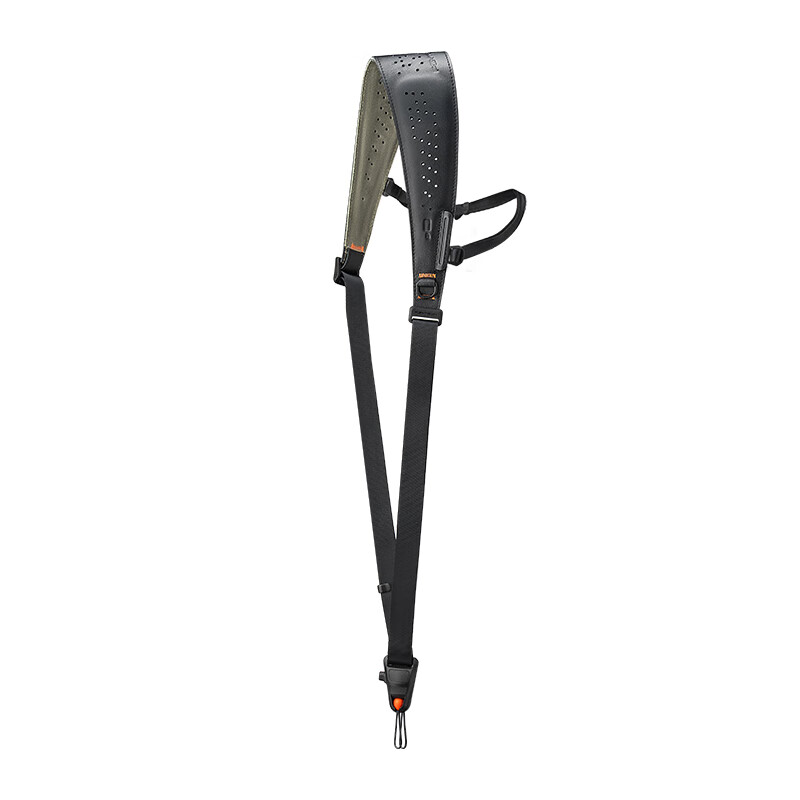 PGYTECH Camera Shoulder Strap Pro, Quick-Release Crossbody Single Shoulder Strap, Pressure-Relieving Camera Quick-Release Buckle, Suitable for Fuji Sony Camera Shoulder Straps, Genuine Leather Material, Midnight Black