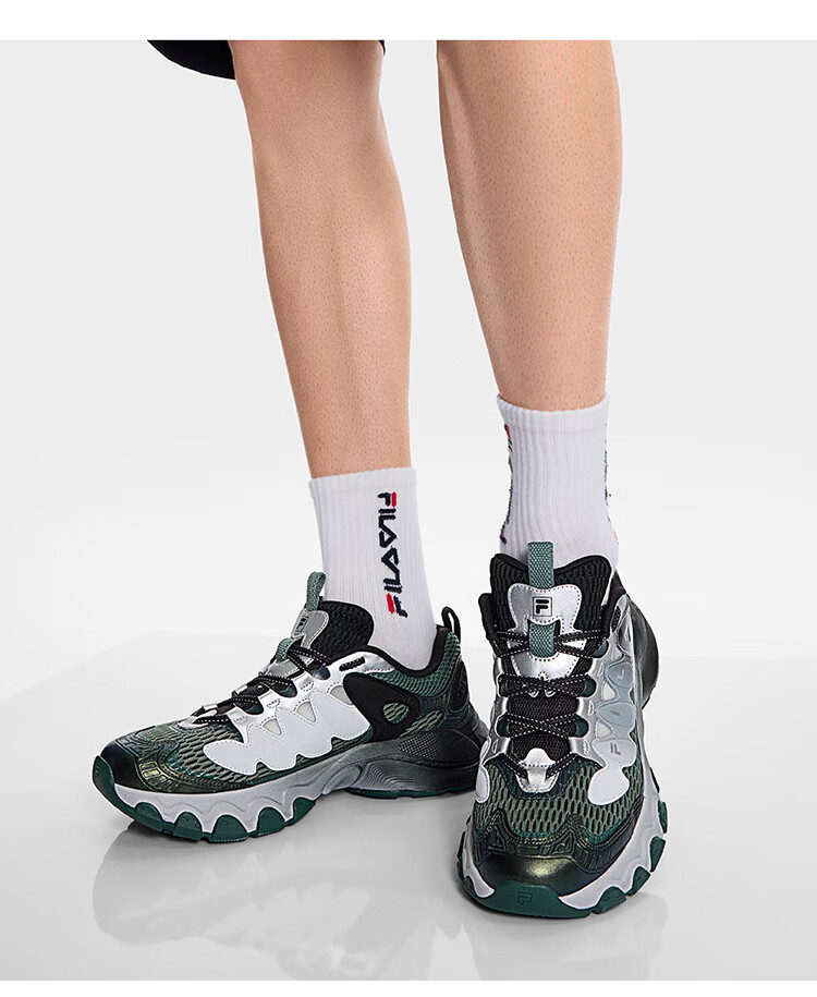 FILA Mushroom Sneakers Modern Sports Shoes Men's Autumn Winter Thick Sole Casual Dad Shoes 27