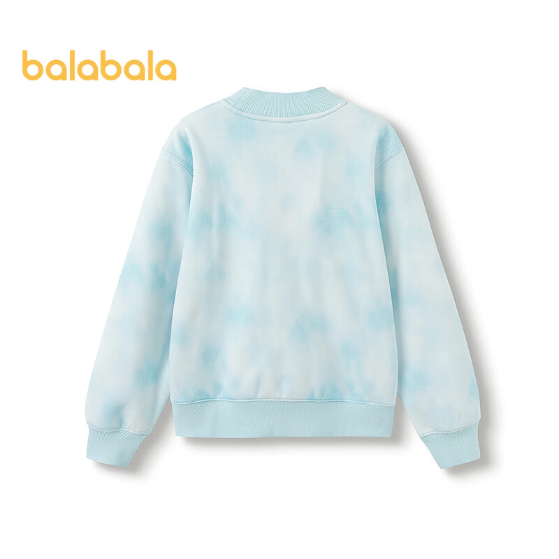 BALABALA [Kuromi IP] Girls' Sweatshirt, Children's Winter Wear, Comfortable Pullover Casual Top for Older Kids